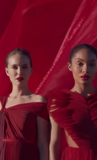 Rouge Dior Forever Lipstick Campaign Natalie Portman Yara Shahidi