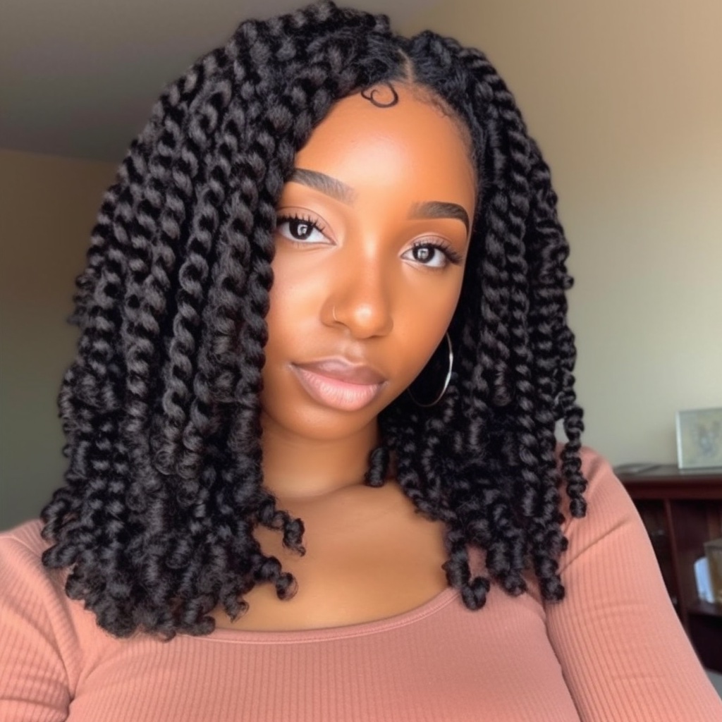 African Threading Method: Heatless Way To Stretch Natural Hair | Ellpuggy's  Blog