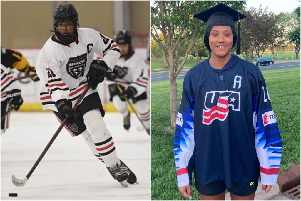 Laila Edwards-Black-Woman-Plays-For-US-National-Hockey-Team-For-The-First-Time-In-Historic-Achievement