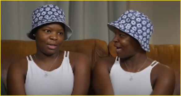 Twin sisters Petunia and Pediah