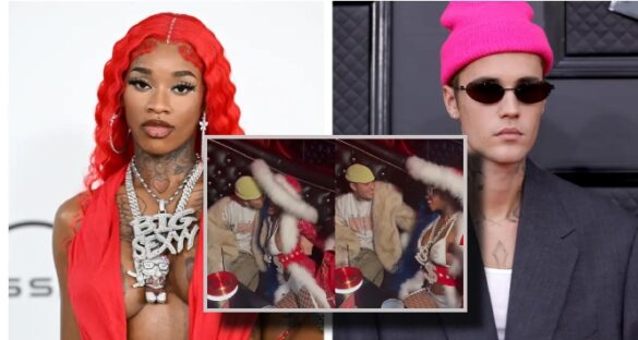 Sexyy Red Kisses Justin Bieber in Wild Club Video—Amid Marriage Crisis Rumors