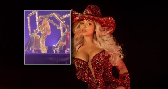 Beyoncé (3) WATCH Beyoncé Escape Terrifying Injury During Cowboy Carter Tour – Fans Left Shaken!
